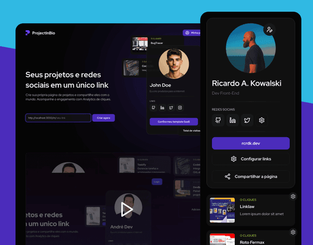 ProjectInBio Micro SaaS